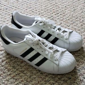 Adidas Superstar sneakers, size 10